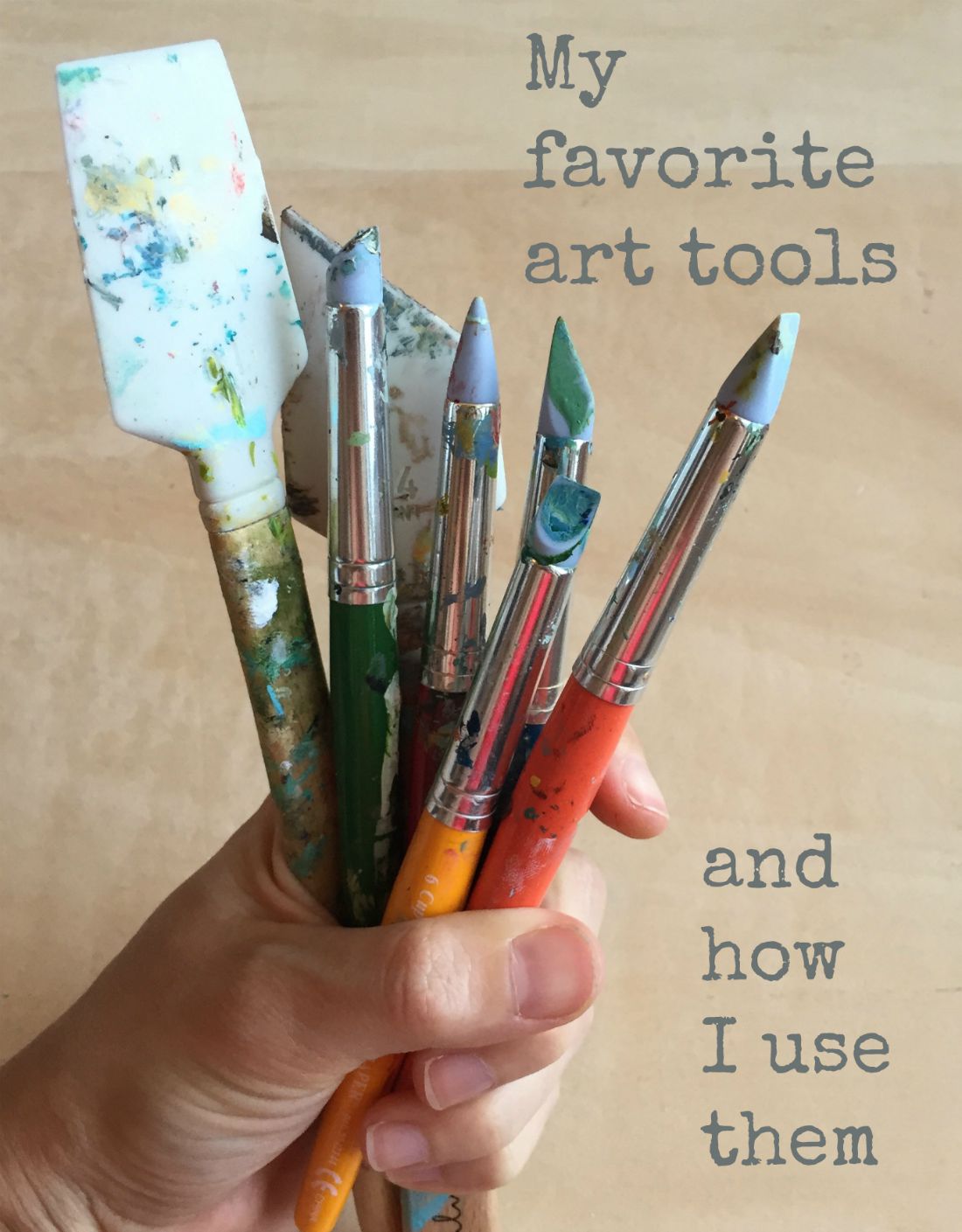 My favorite art tools – Ginger Burns